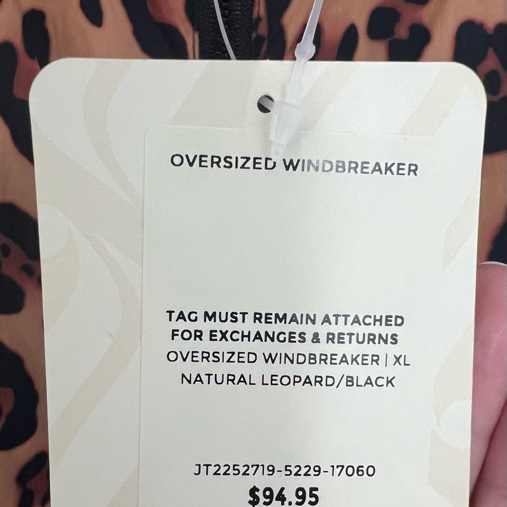 Fabletics Leopard Print Windbreaker - Picture 4 of 6